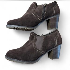 Sporto Dark Brown Ankle Booties
